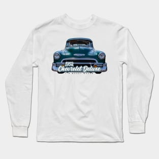 1952 Chevrolet Deluxe Tin Woody Wagon Long Sleeve T-Shirt